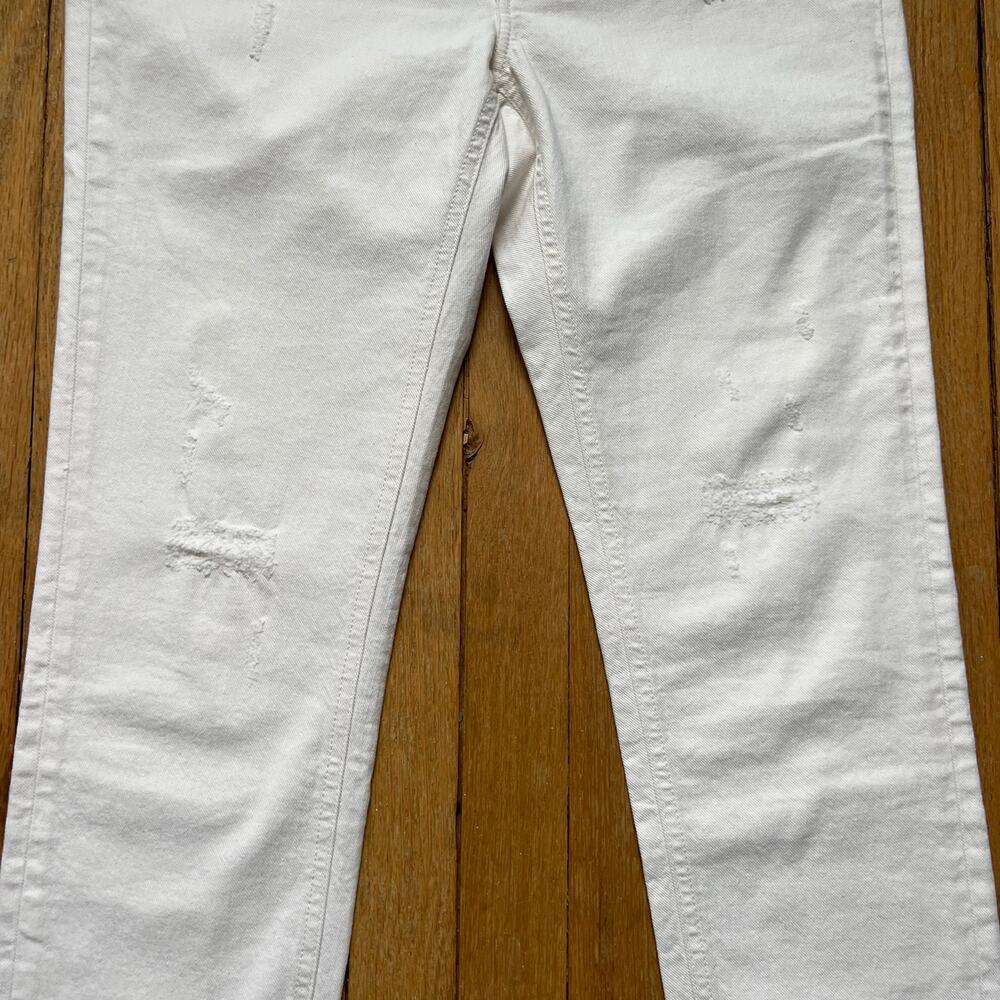 Escada Sport Cropped Skinny Jeans Off White Stretch Mid-Rise Women's Size 40 30" - Picture 4 of 9